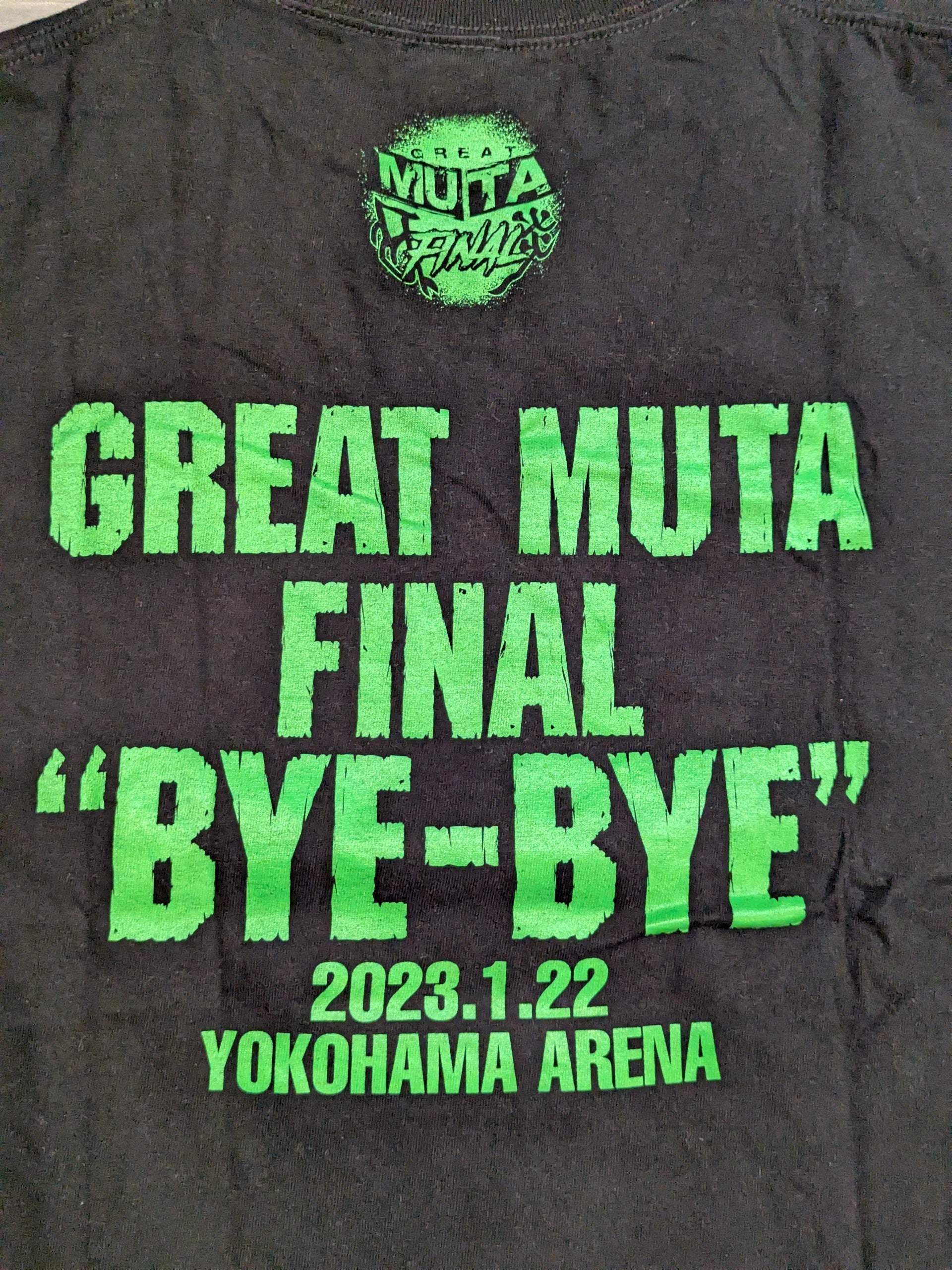 グレート・ムタ「BYE-BYE」Tシャツ – 闘道館
