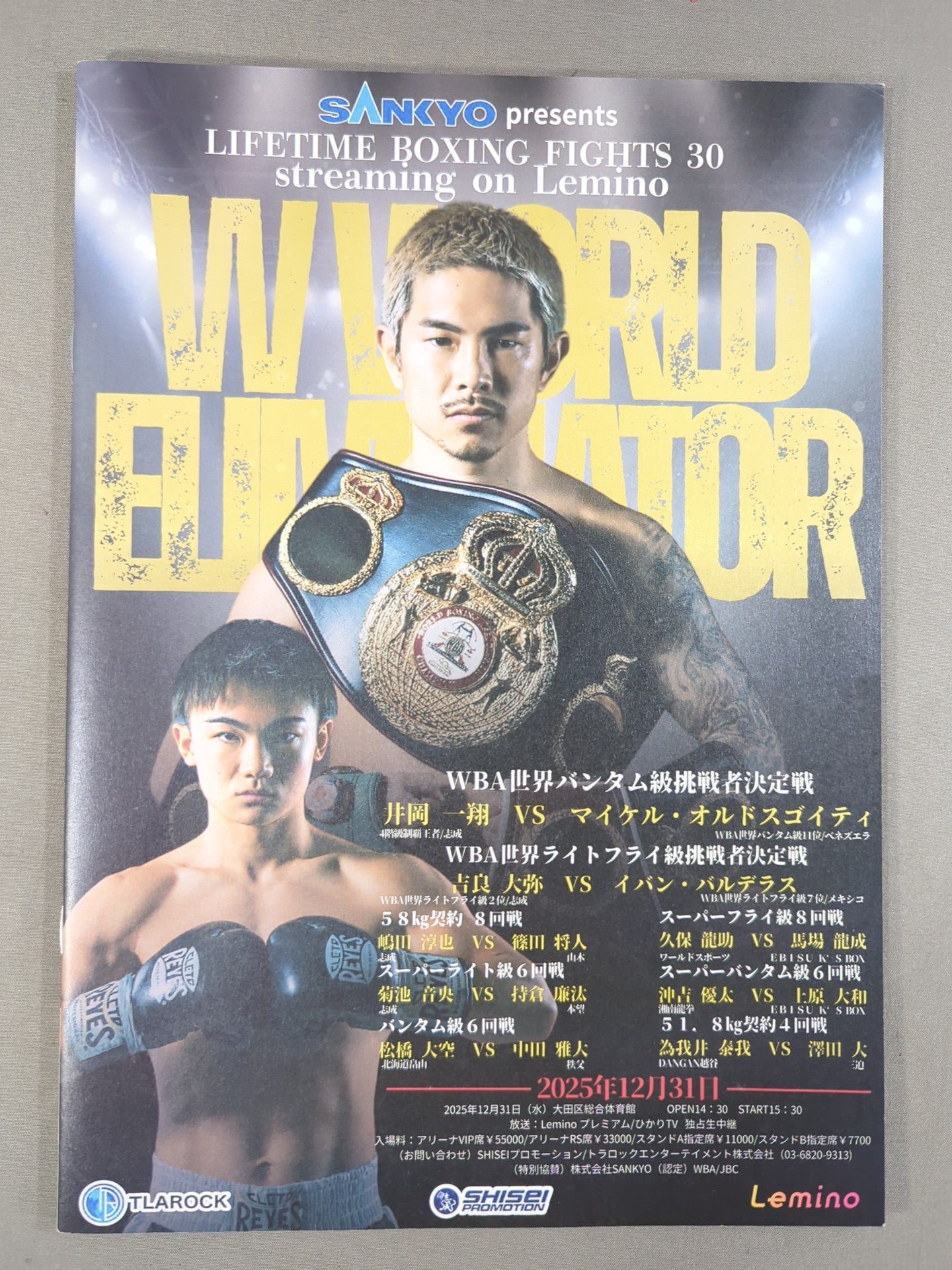 LIFETIME BOXING FIGHTS 30 – 闘道館