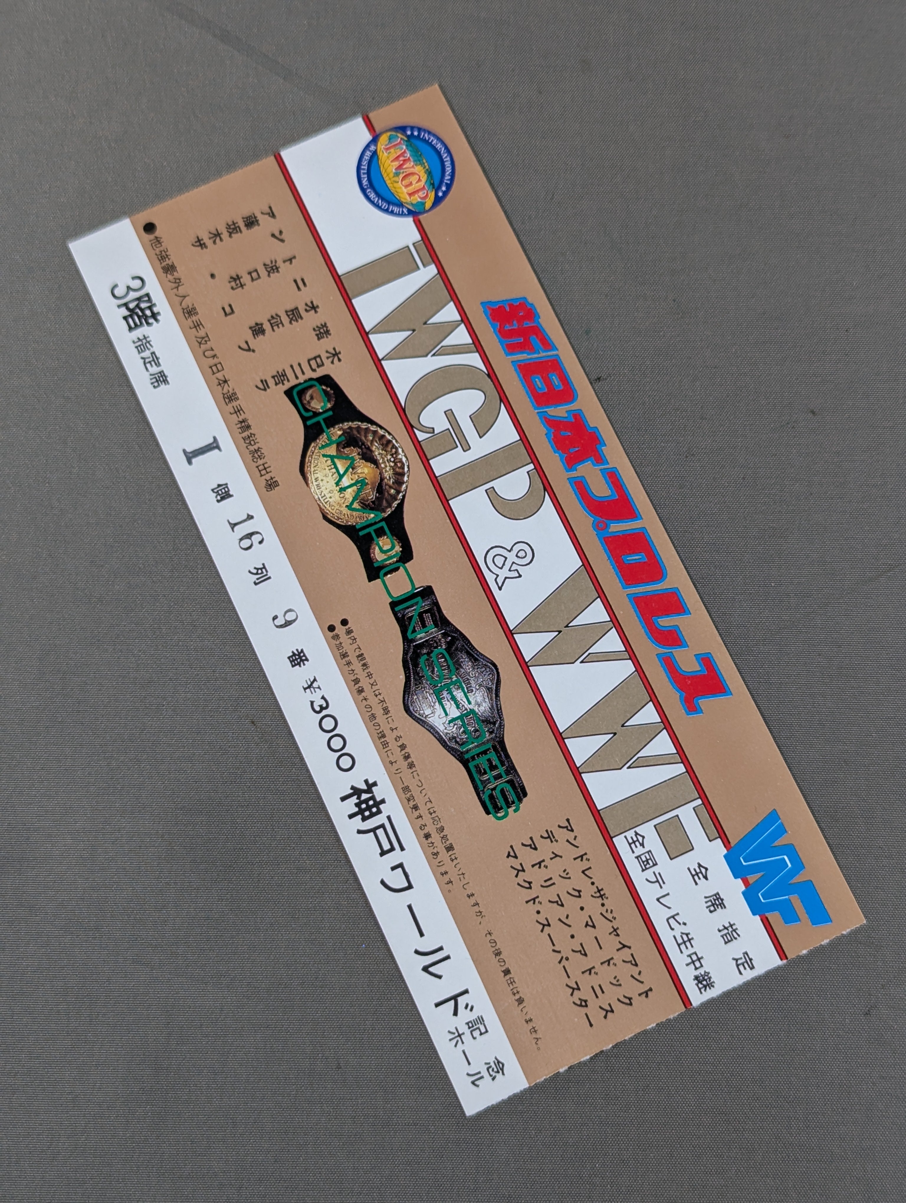 85IWGP＆WWFチャンピオン・シリーズ – 闘道館