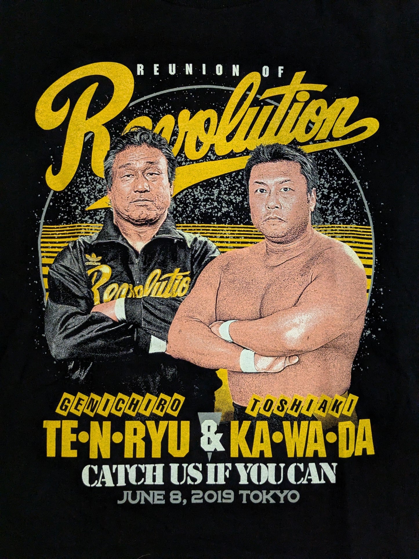 Tenryu Genichiro  x Toshiaki Kawada T-shirt