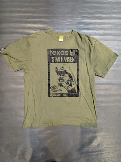 スタン・ハンセン×COUNT2.9 Tシャツ(カーキ)
