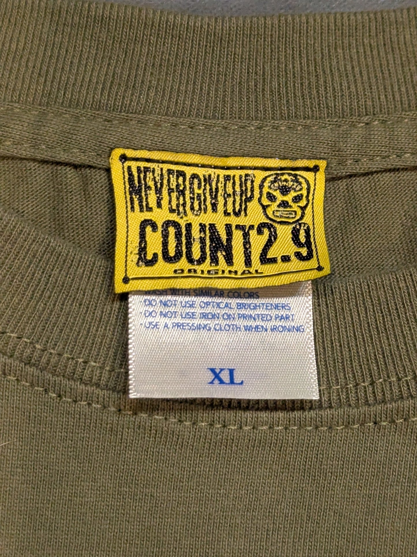 スタン・ハンセン×COUNT2.9 Tシャツ(カーキ)