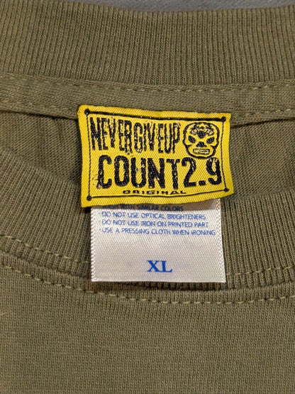 スタン・ハンセン×COUNT2.9 Tシャツ(カーキ)