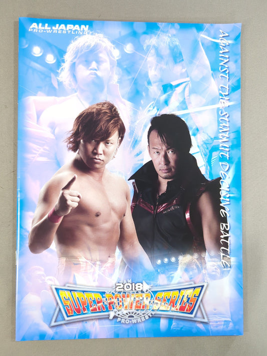 【Naoya Nomura hand signed autograph】★ Miyahara vs Marufuji Triple Crown 2018 ★ SUPER POWER SERIES / 2018 SUPER POWER SERIES