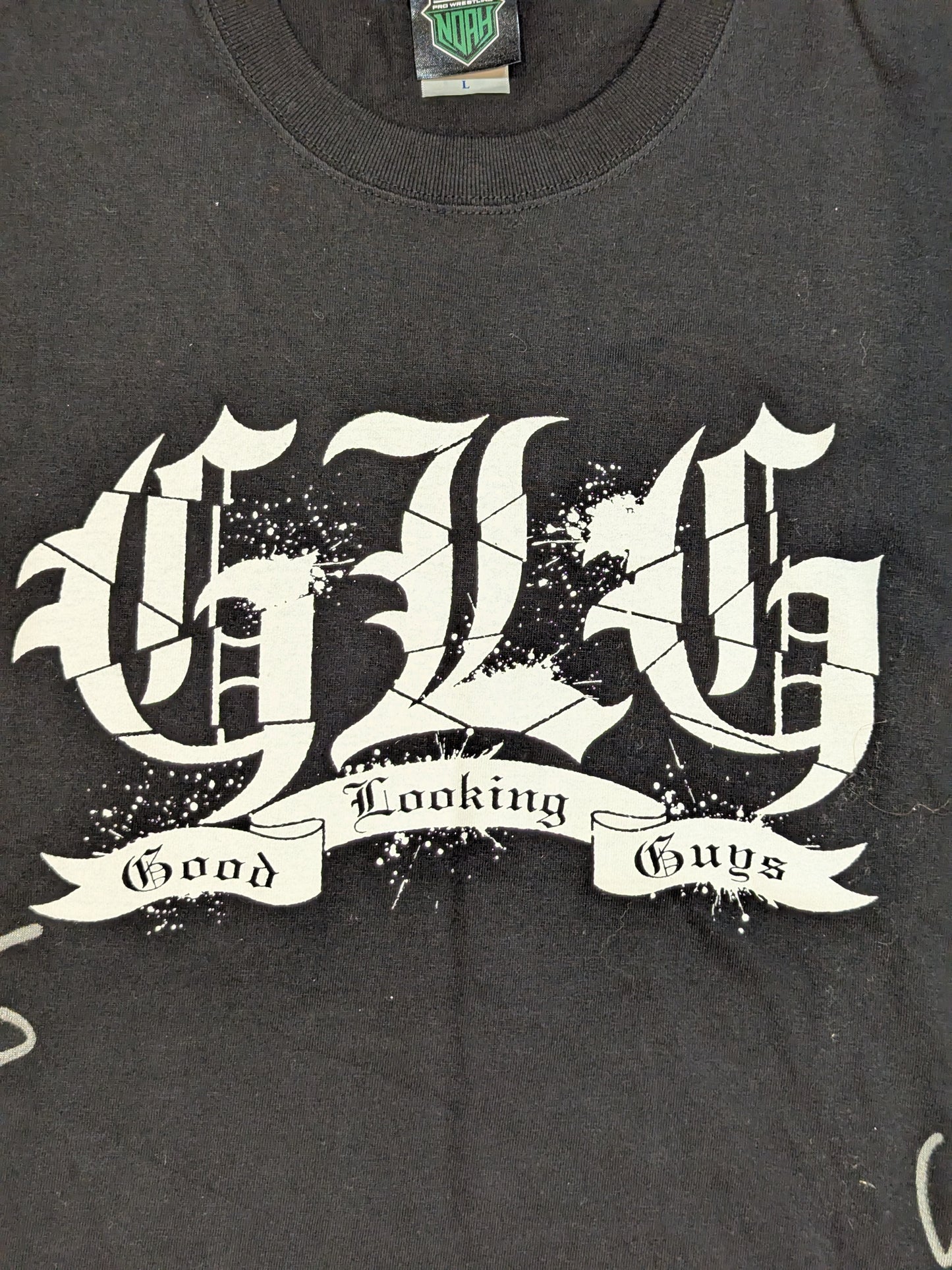 [5 fighters hand signed autograph GLG T-shirt