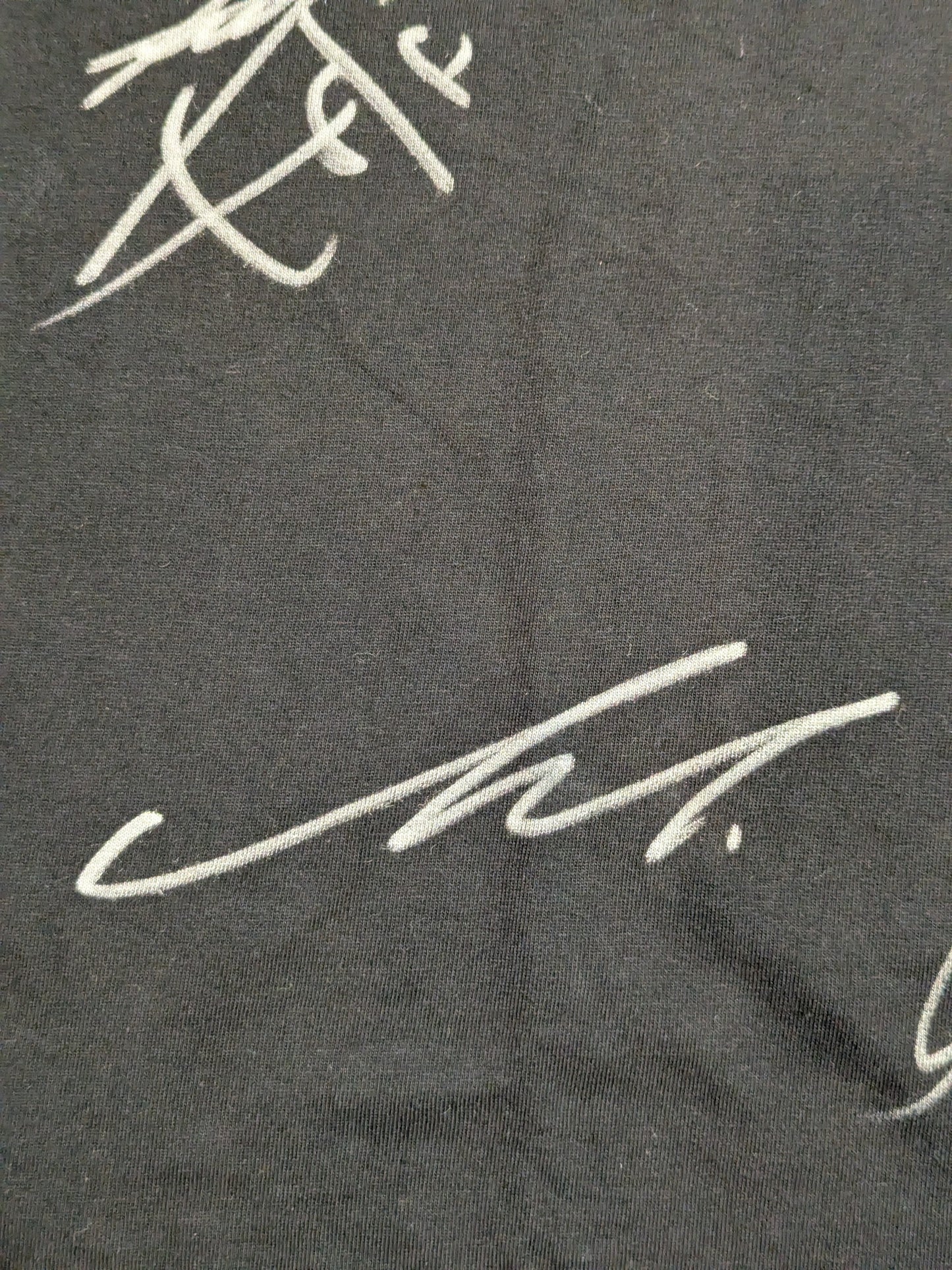 [5 fighters hand signed autograph GLG T-shirt