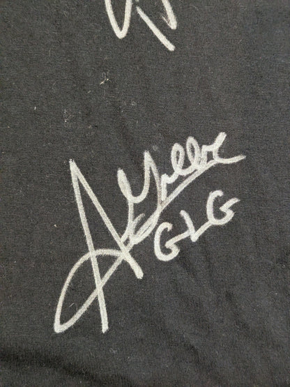 [5 fighters hand signed autograph GLG T-shirt