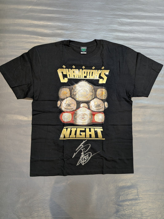 【清宮海斗 直筆サイン入り】CHAMPION’S NIGHT Tシャツ