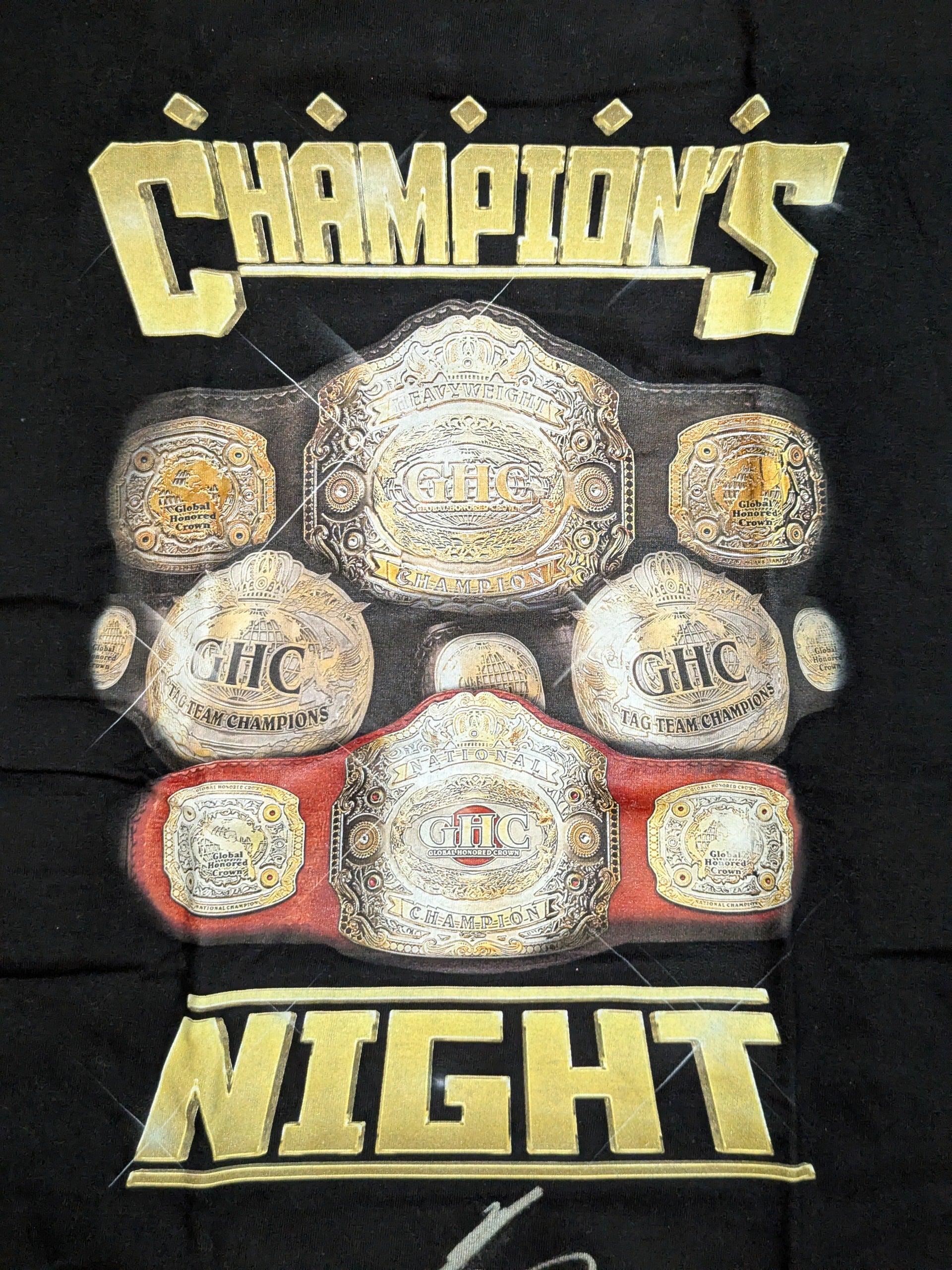 清宮海斗 直筆サイン入り】CHAMPION'S NIGHT Tシャツ – 闘道館