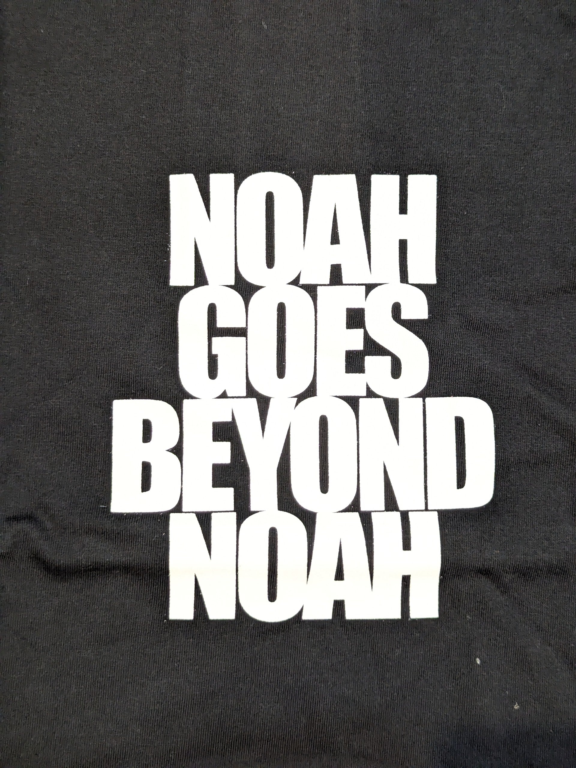 NOAH×PHOTO THE LIVE! ｢NOAHはNOAHを超えて行く」Tシャツ(ブラック