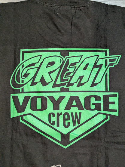 【清宮海斗 直筆サイン入り】NOAH×PHOTO THE LIVE! ｢GREAT VOYAGE crew」Tシャツ(ブラック)