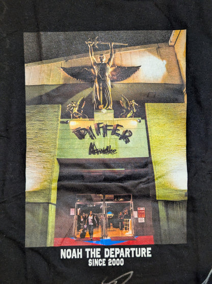 [3 fighters hand signed autograph 】NOAH×PHOTO THE LIVE! "NOAH THE DEPARTURE" T-shirt (black)