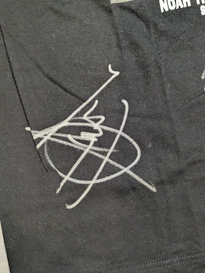 [3 fighters hand signed autograph 】NOAH×PHOTO THE LIVE! "NOAH THE DEPARTURE" T-shirt (black)