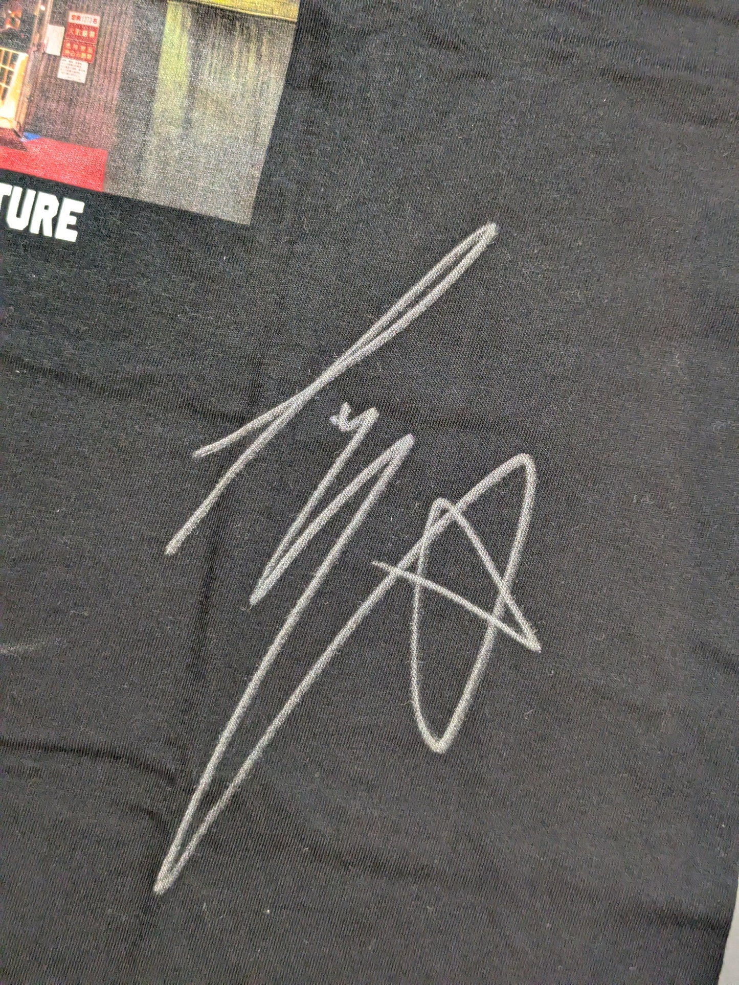 [3 fighters hand signed autograph 】NOAH×PHOTO THE LIVE! "NOAH THE DEPARTURE" T-shirt (black)