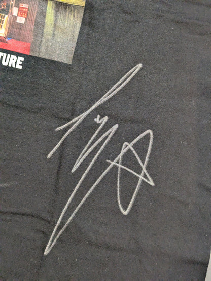 [3 fighters hand signed autograph 】NOAH×PHOTO THE LIVE! "NOAH THE DEPARTURE" T-shirt (black)