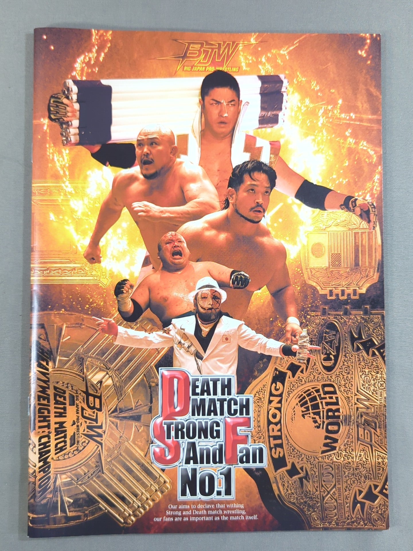 4選手直筆サイン入り】DEATH MATCH STRONG And Fan No.1 – 闘道館