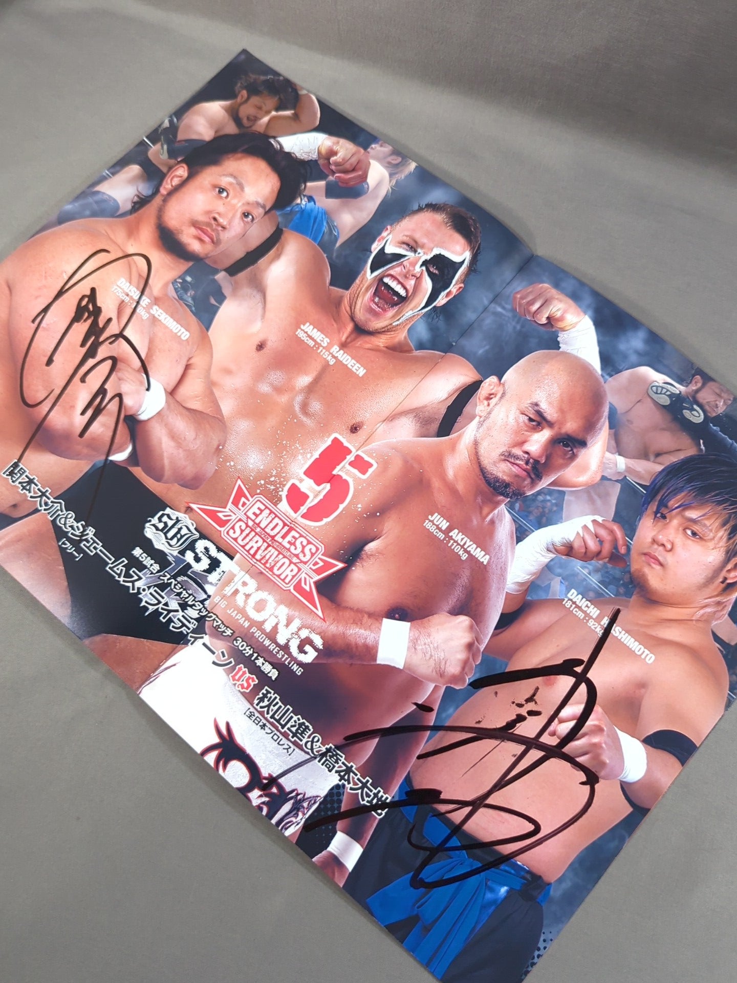  MARKUS 「BOXERS」 サイン入、布張り装丁150部限定本 19名直筆サイン入り】2016.5.5 ENDLESS SURVIVOR – 闘道館