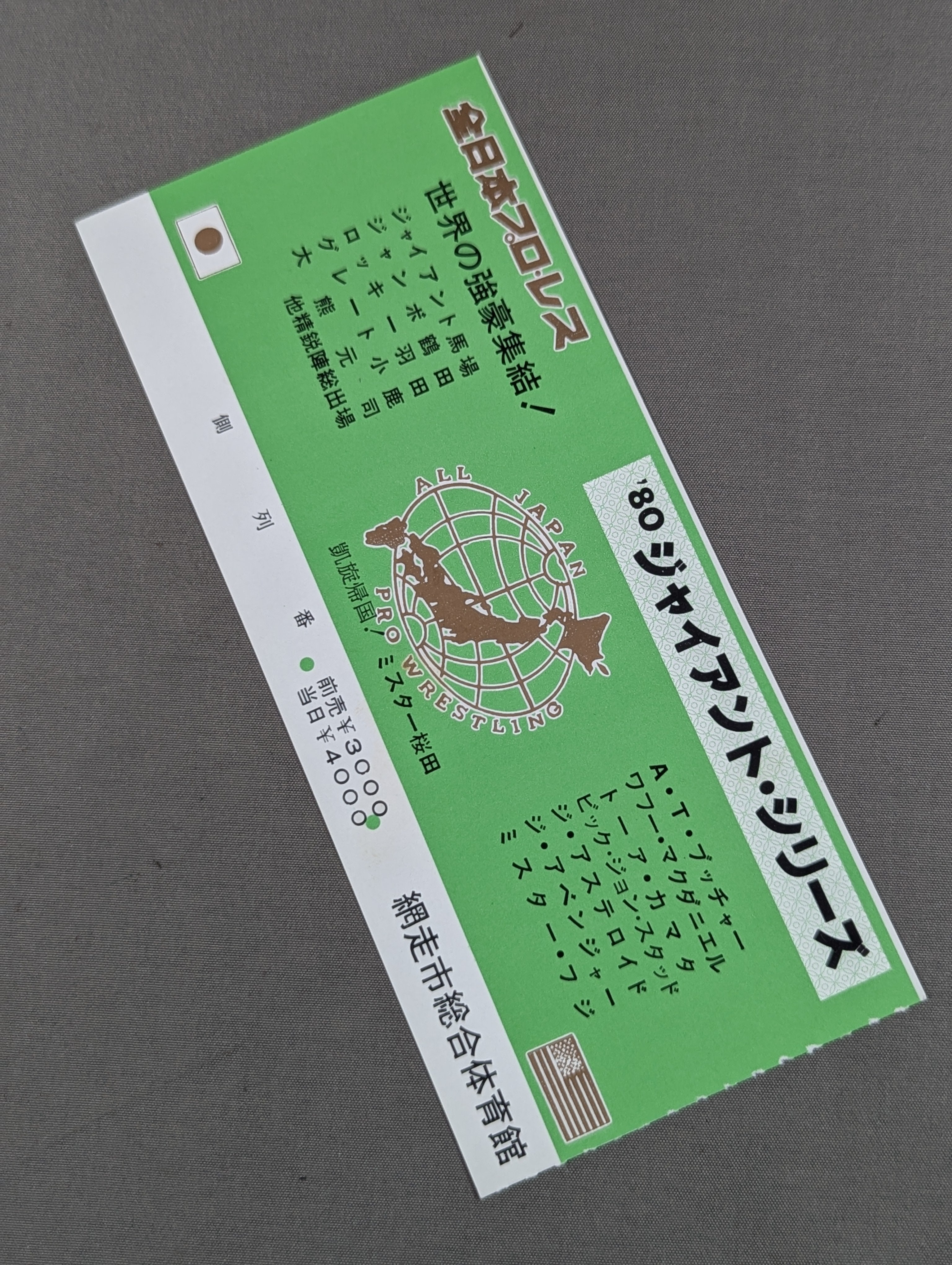 半券・チケット – 闘道館