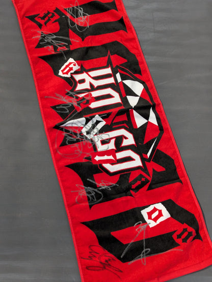 【7 peoplehand signed autograph 】Kongo Sports Towel
