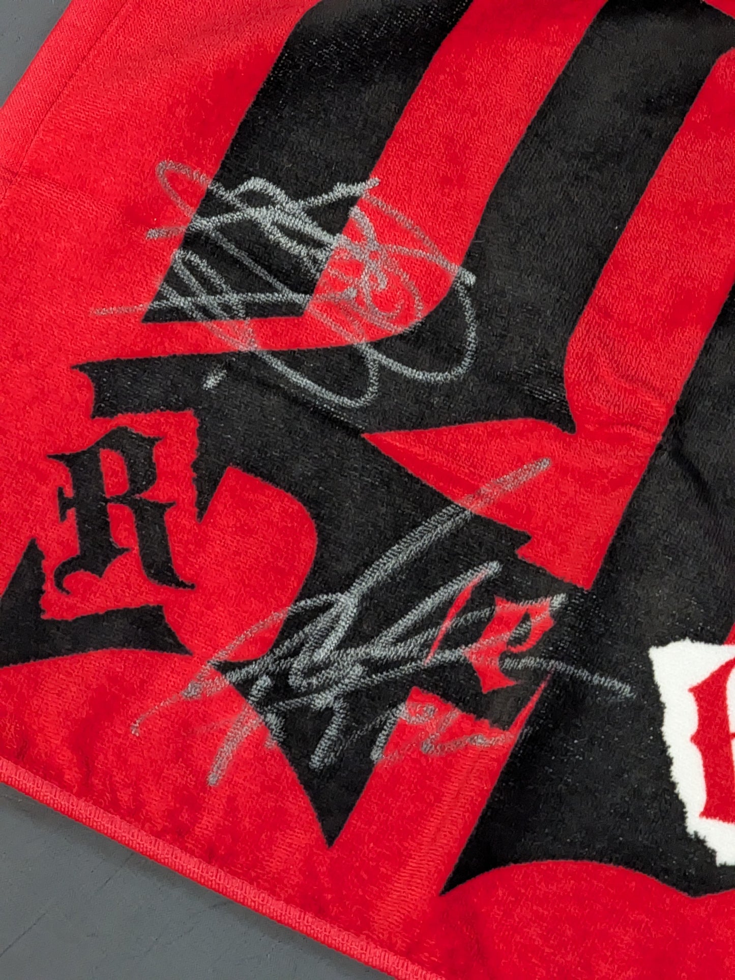 【7 peoplehand signed autograph 】Kongo Sports Towel