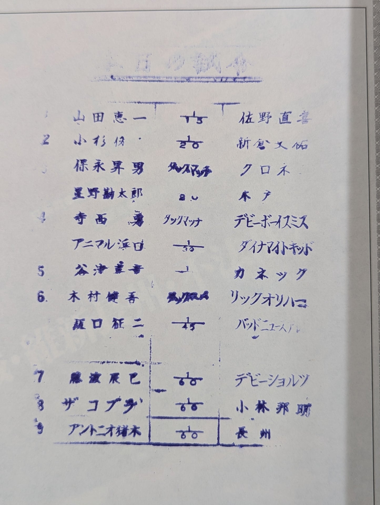★アントニオ猪木vs長州力★ 闘魂スペシャル10