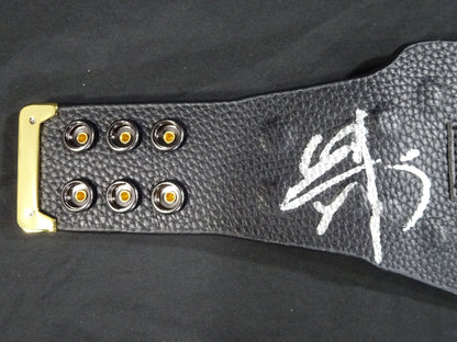 ★ Shinsuke Nakamura &Giulia & AJ Styles  hand signed autograph ! ! WWE ★ Unified Championship Belt (Mini Size)