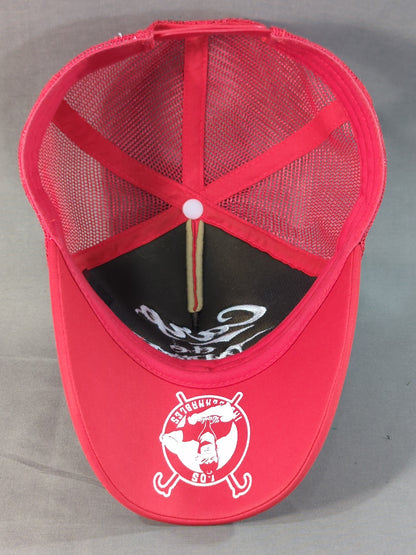 広島東洋カープ×内藤哲也「Carp de Japon」メッシュキャップ(レッド×ホワイト)