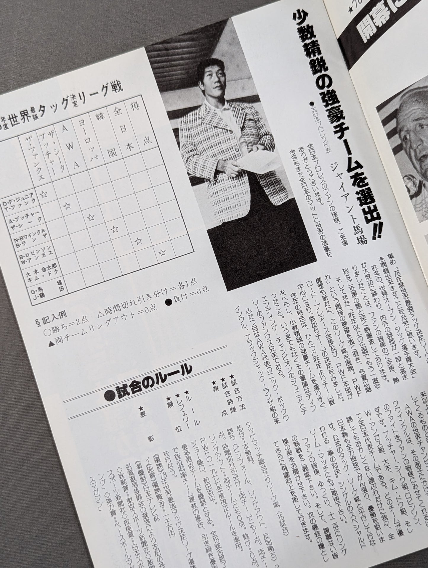 78世界最強タッグ決定リーグ戦