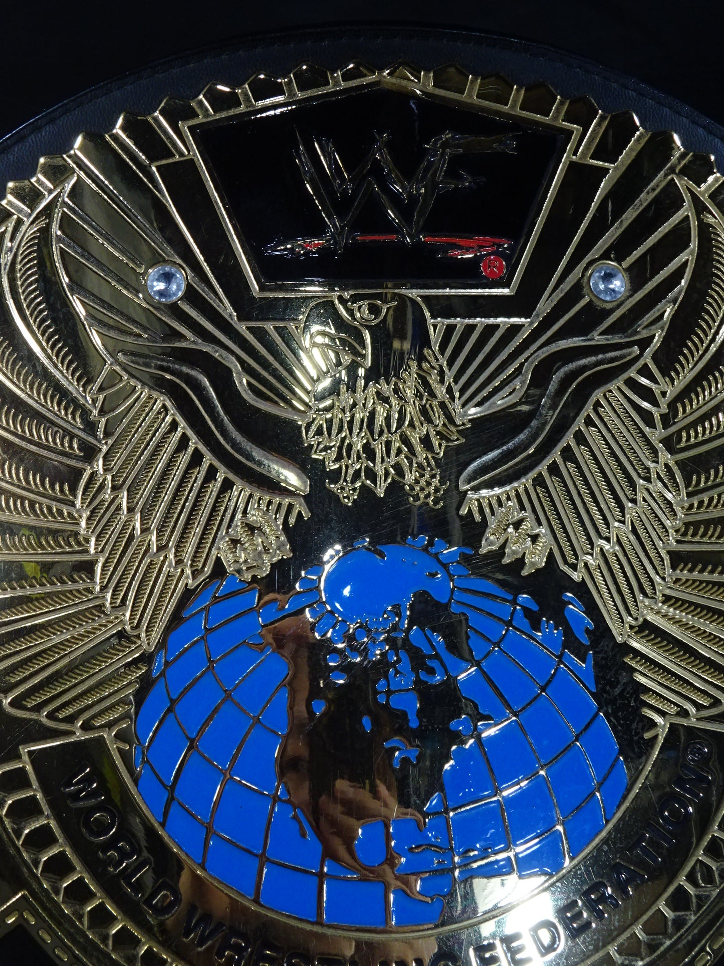 WWF World Heavyweight Title Belt ★ Attitude Big Eagle ★