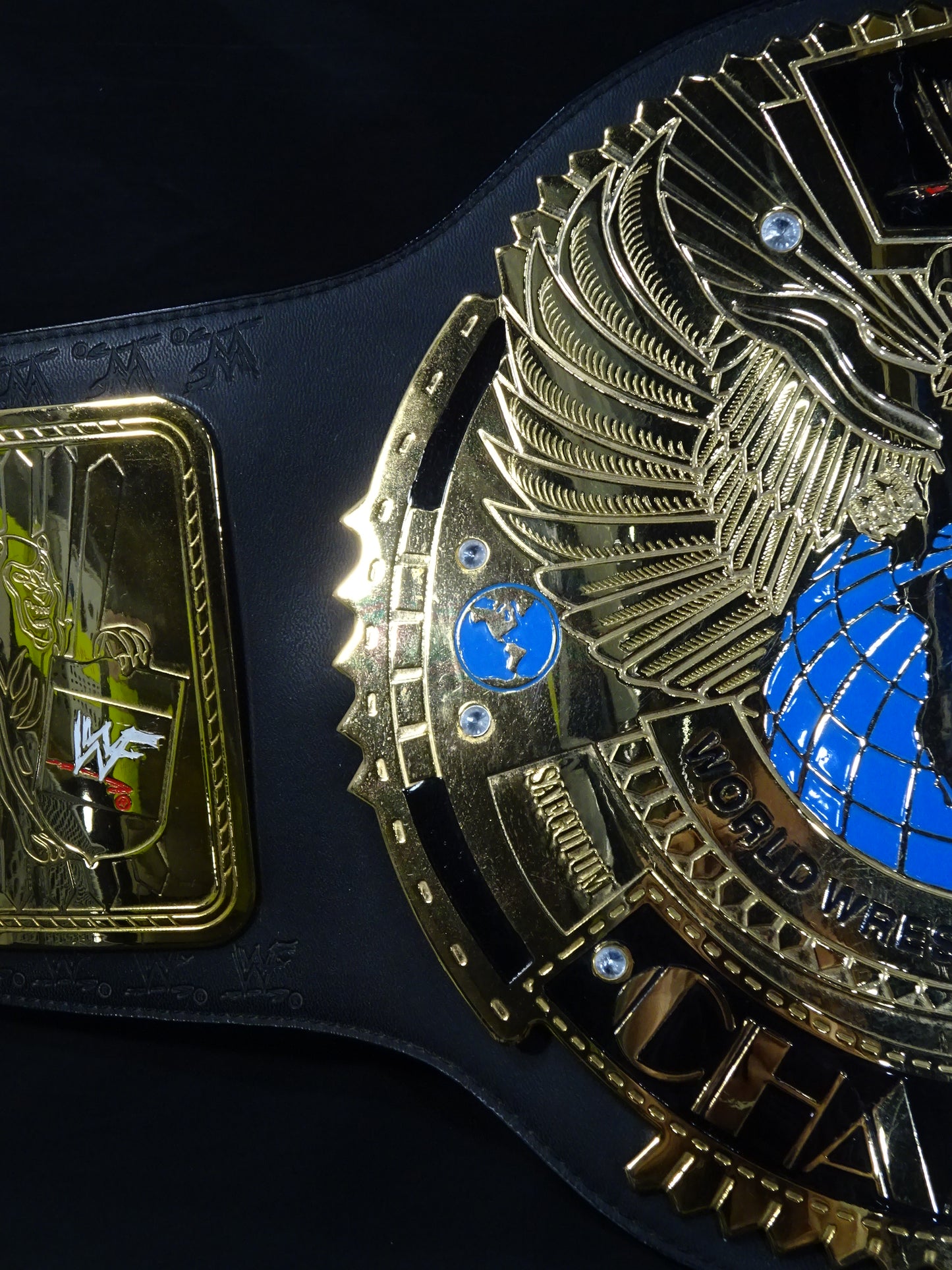 WWF World Heavyweight Title Belt ★ Attitude Big Eagle ★