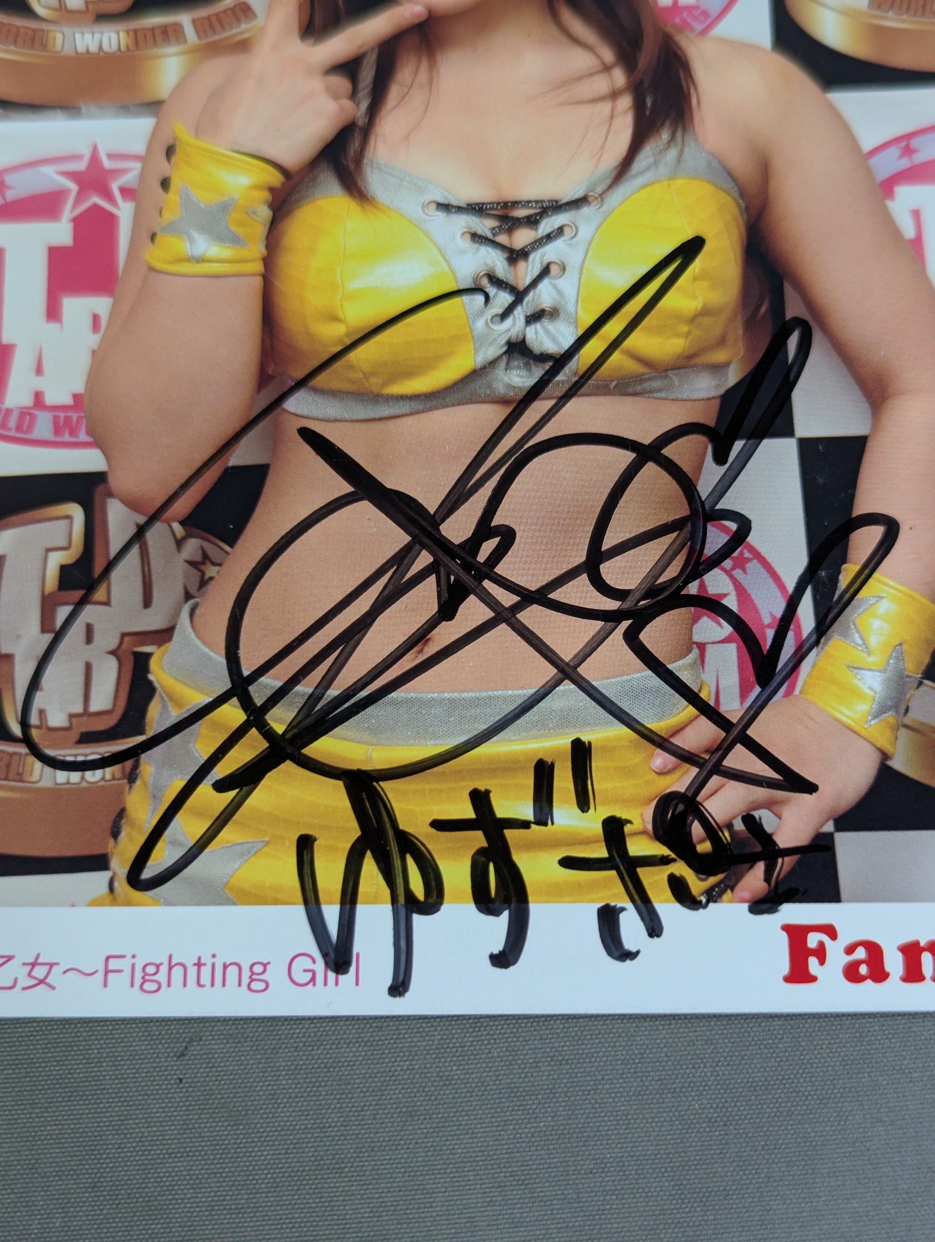 直筆サイン入り】愛川ゆず季 ポストカード(Fan+ 戦乙女) – 闘道館