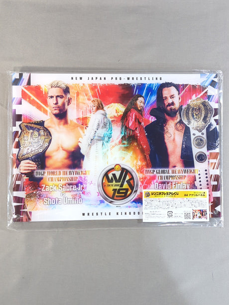 ★フィニッシュ賞★ WRESTLE KINGDOM 19 A4アクリルパネル