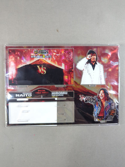 Tetsuya Naito vs Hiromu Takahashi  WRESTLE KINGDOM 19 Match Commemorative Acrylic Stand
