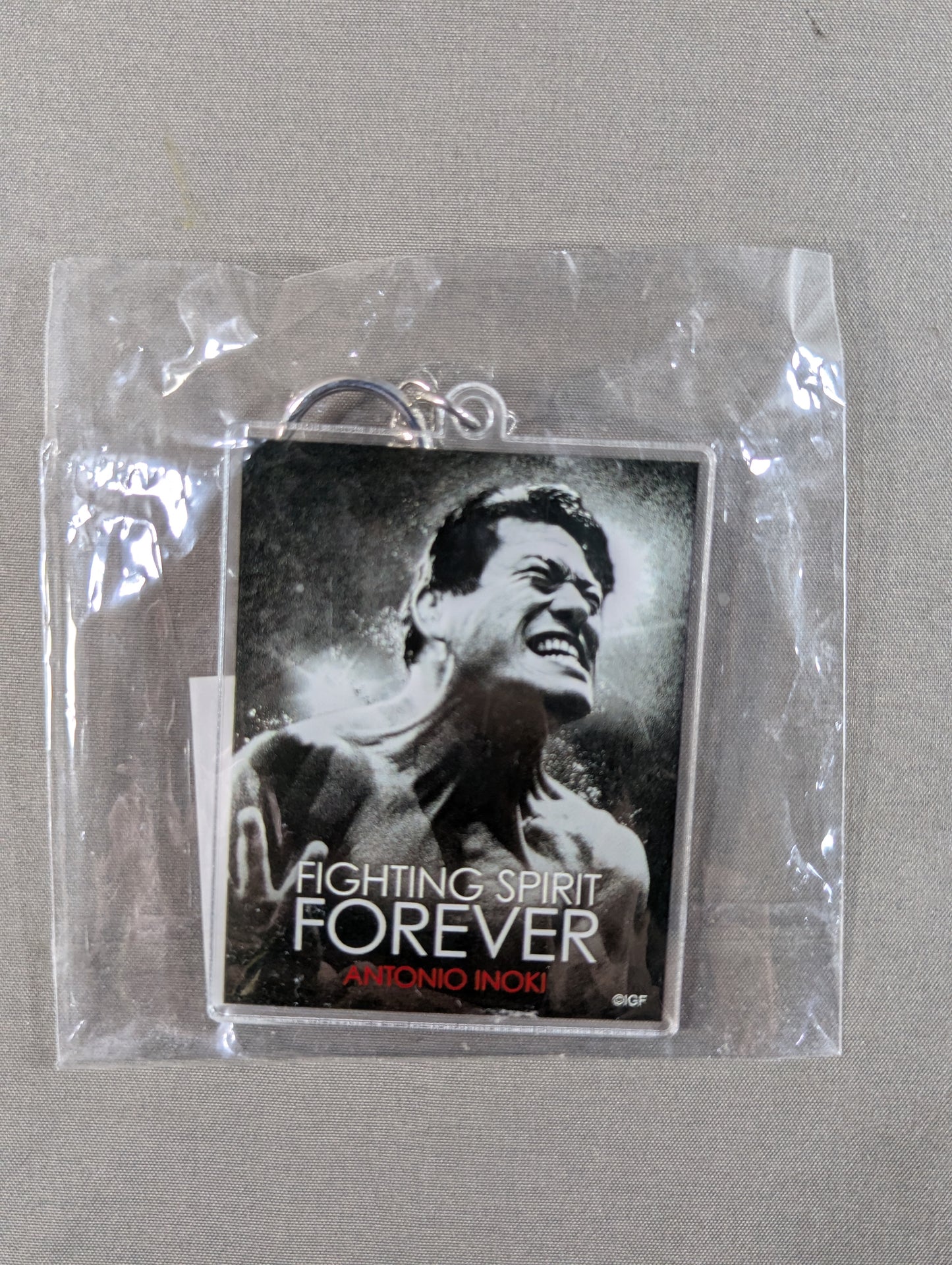 アントニオ猪木「FIGHTING SPIRIT FOREVER」アクリルキーホルダー