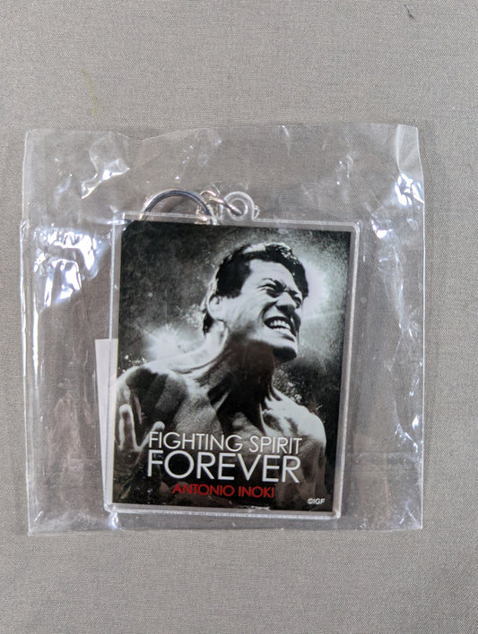Antonio Inoki  "FIGHTING SPIRIT FOREVER" Acrylic Keychain