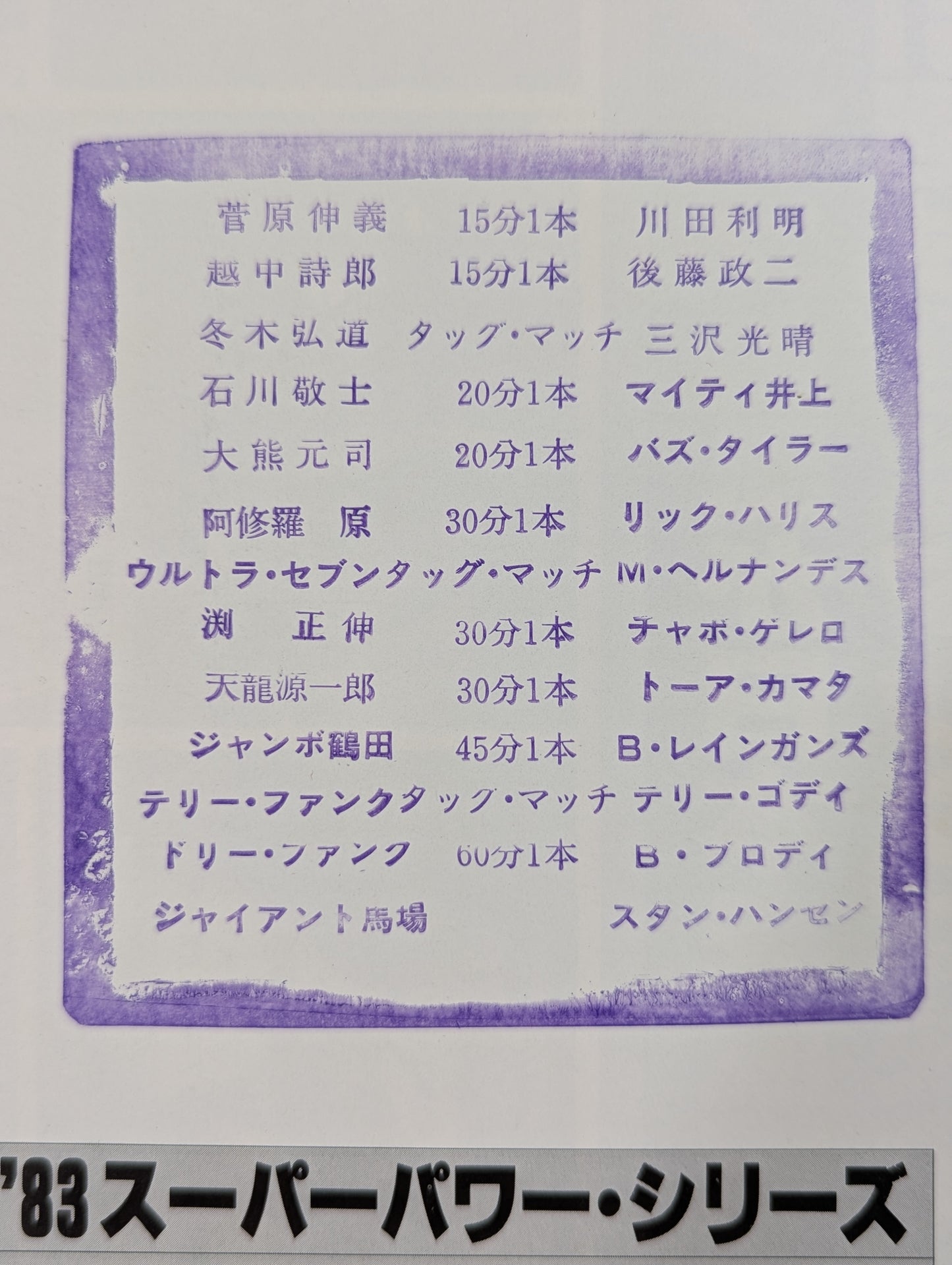 83 Super Power Series