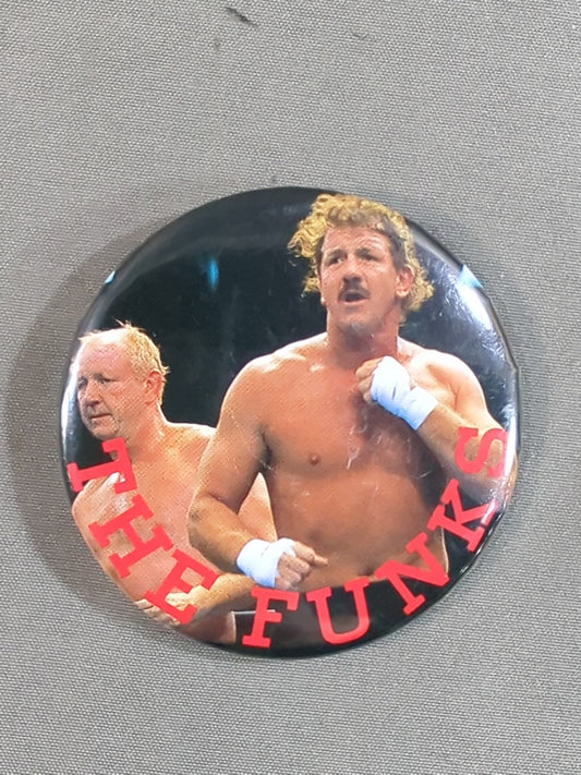★ The Funks ★ Terry Funk and Dory Funk Jr. PinBack button 