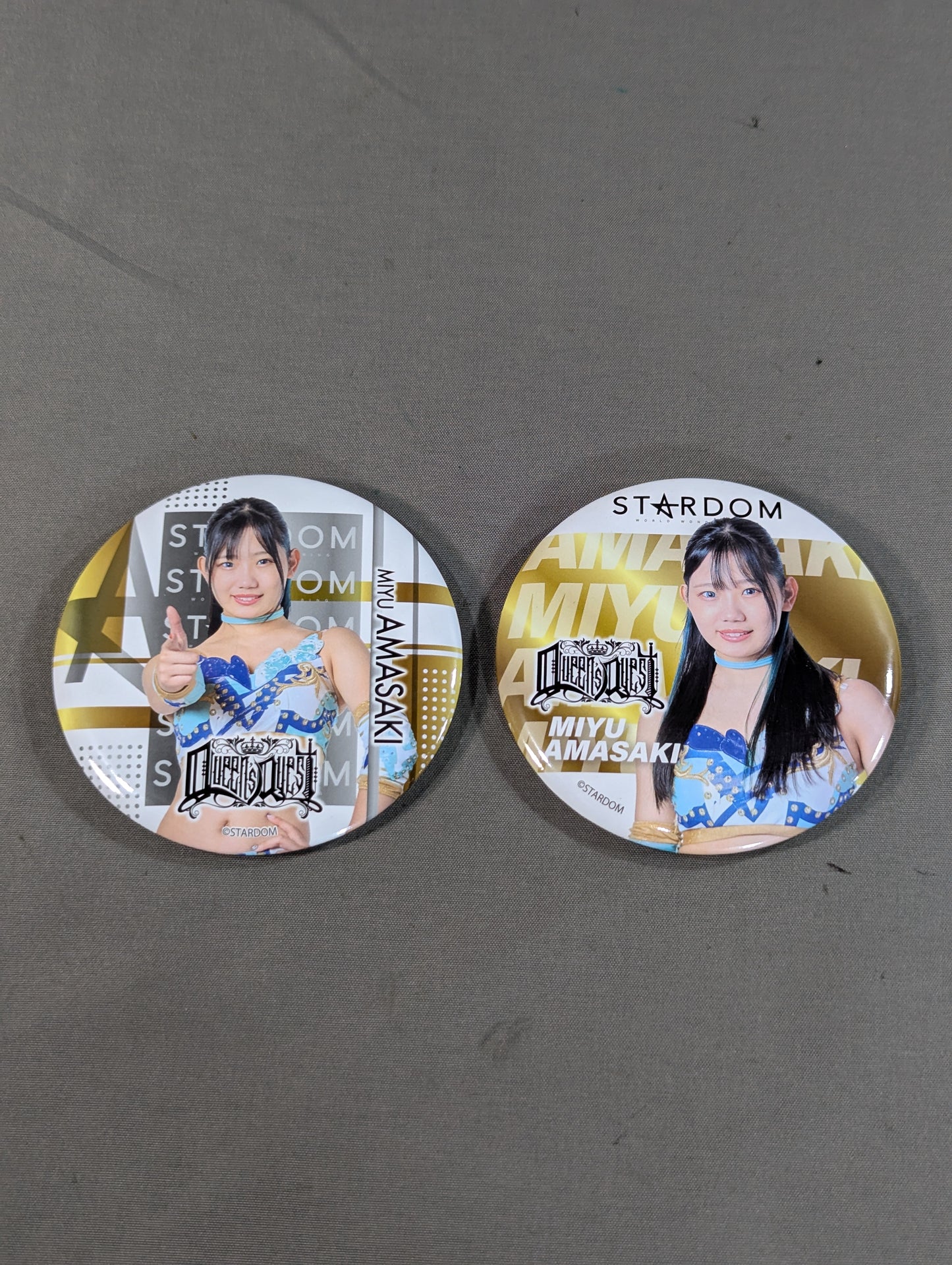 ★Blooms at the Top★ Miyu Amasaki PinBack button set(1)