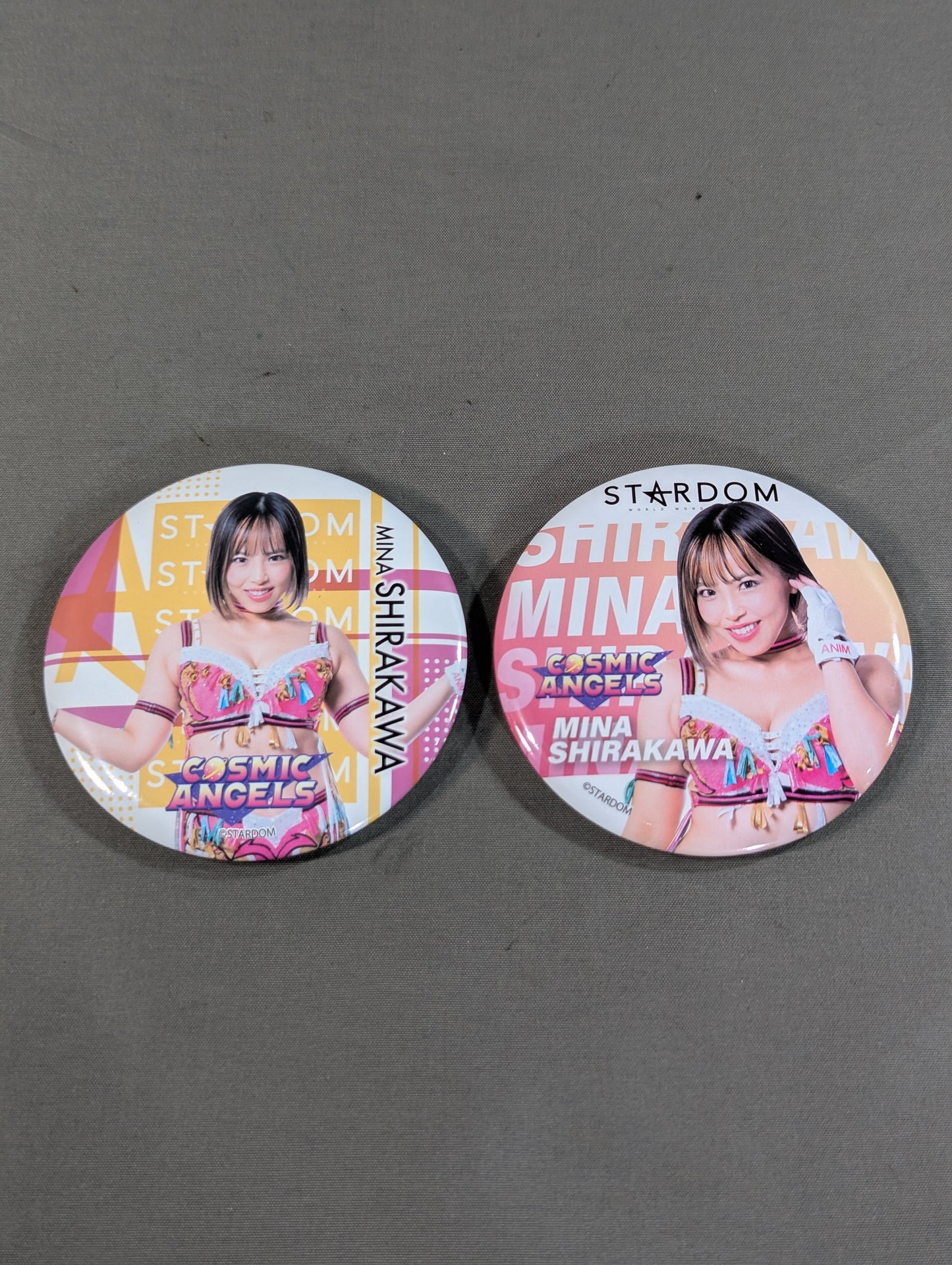 ★ Explosive Worldwide Venus ★ Mina Shirakawa  PinBack button Sets(2)