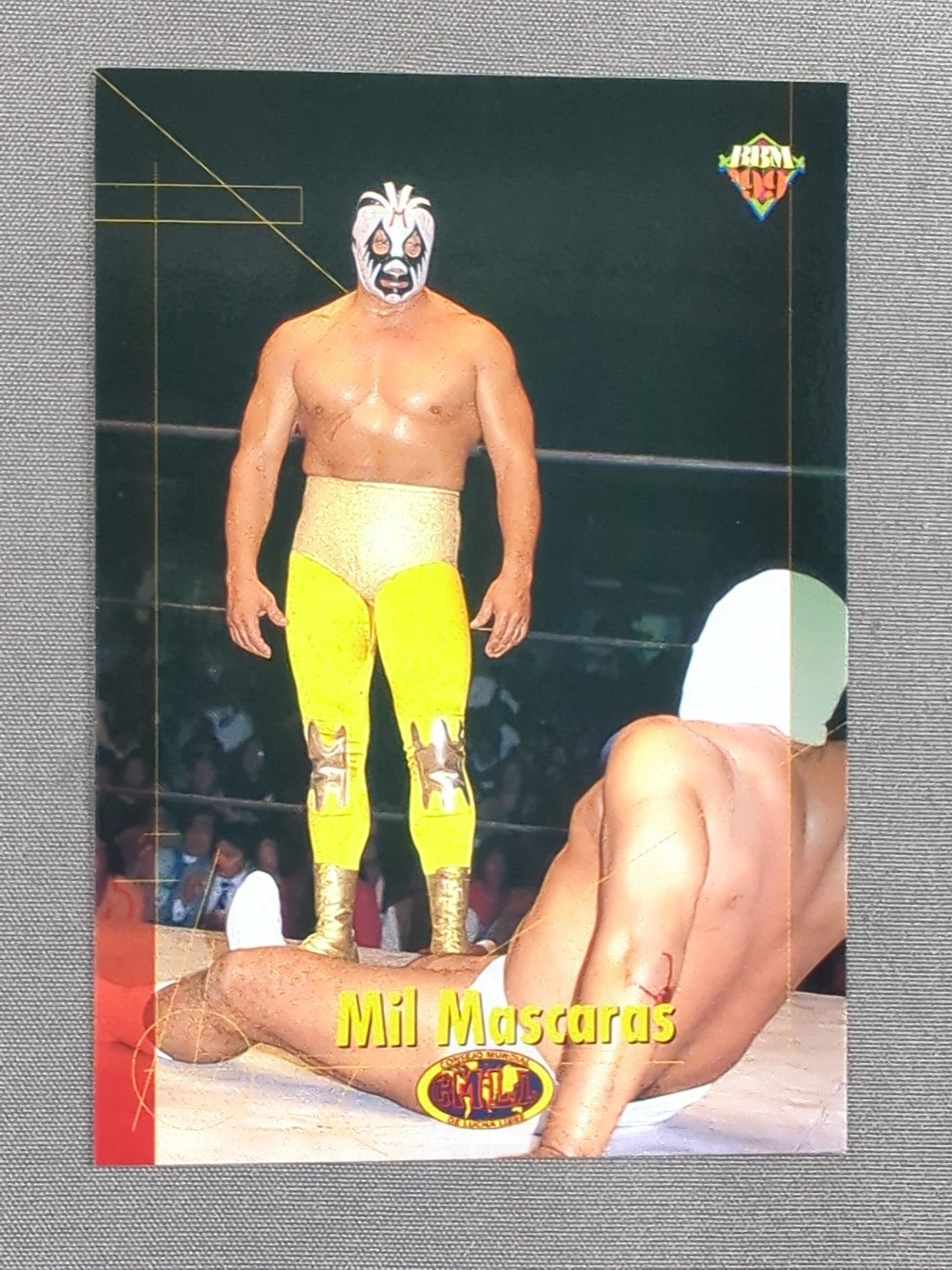 な*に様 直筆サイン■アメリカ・サルバヘ試合用■ミル・マスカラス　ドス・カラス 1999 BBM ミル・マスカラス プライベートサインカード② – 闘道館
