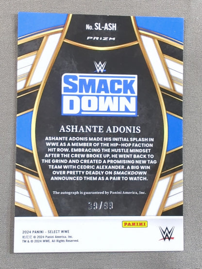 2024 PANINI WWE アシャンテ・アドニス 公式サインカード