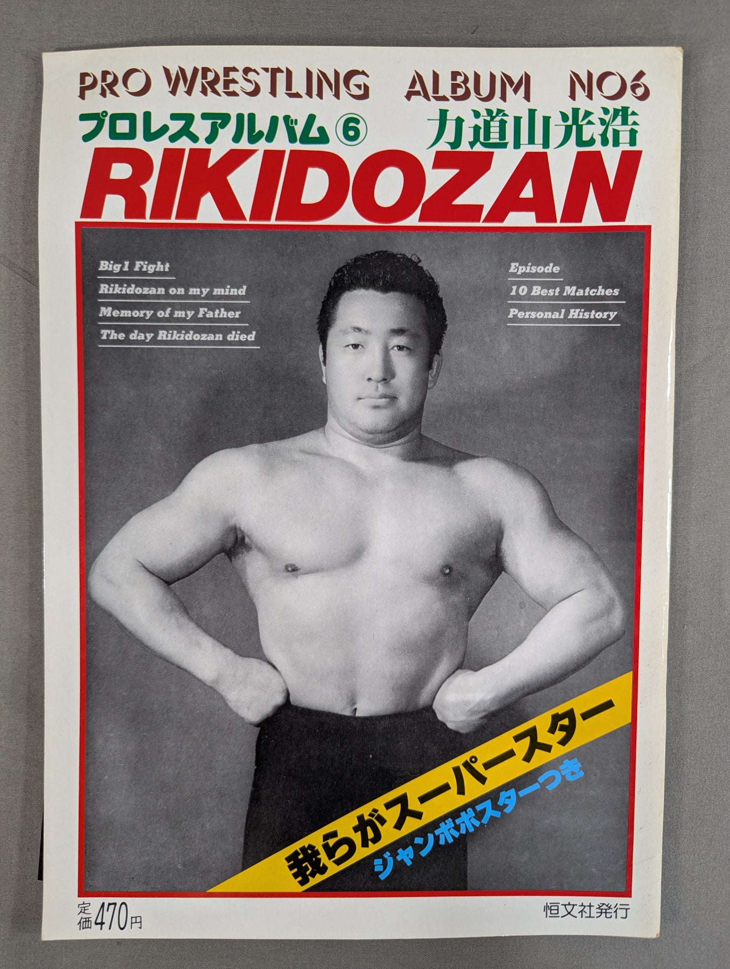 プロレスアルバム6 力道山光浩