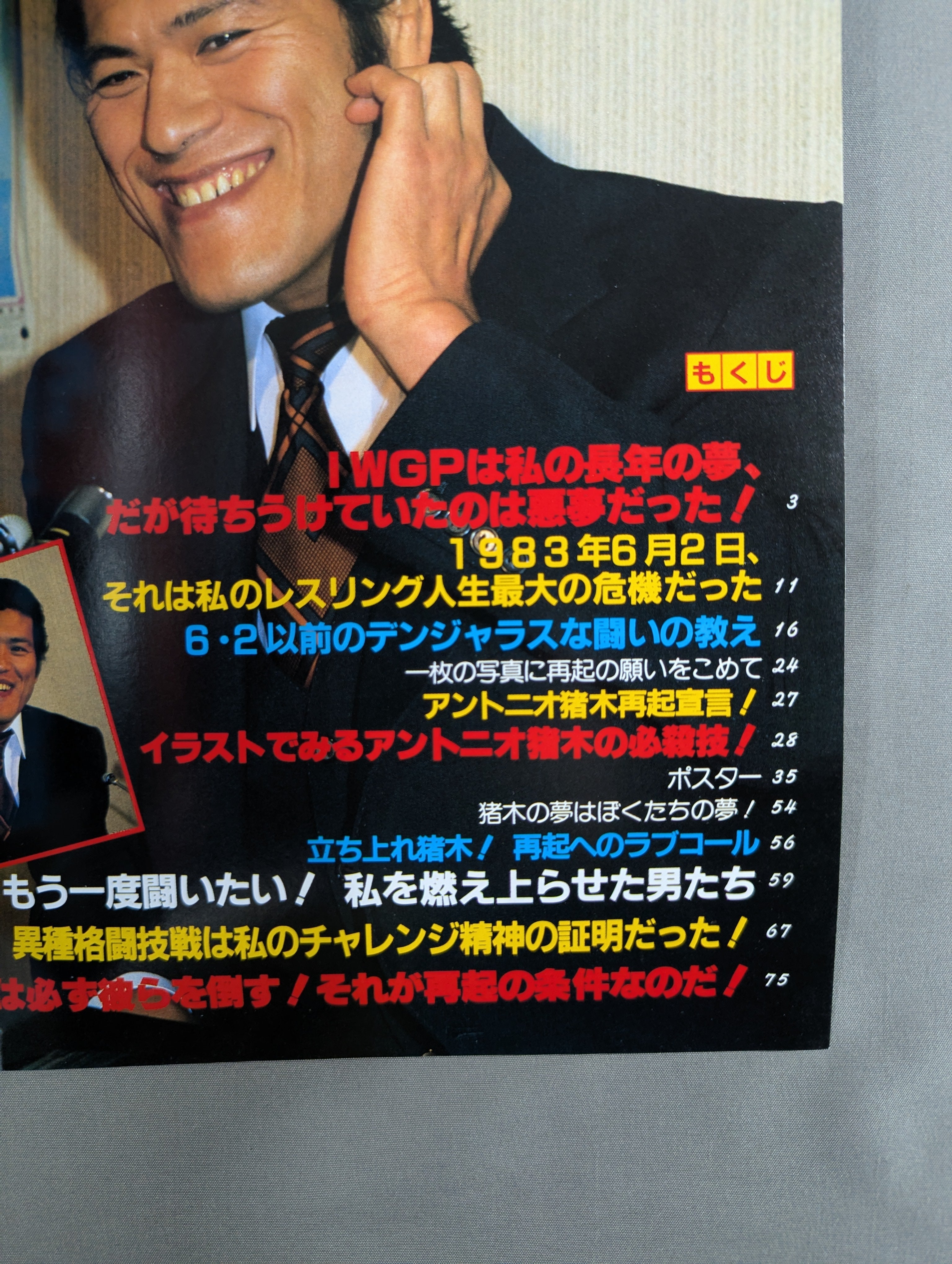 プロレスアルバム34 立ち上がれ!アントニオ猪木 – 闘道館