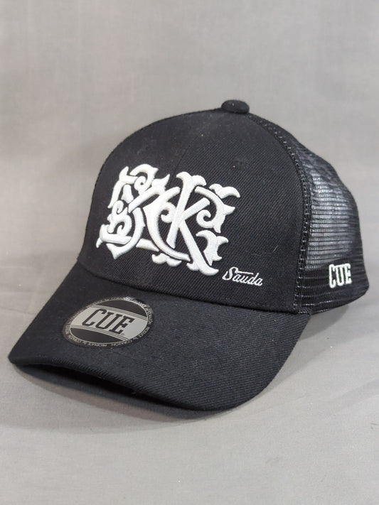 鈴木みのる「2021 SZKG CAP(白刺繍)」メッシュキャップ①(ブラック)