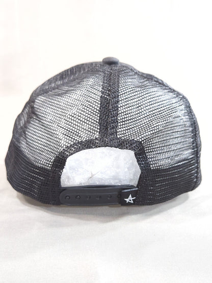STARDOM Logo Mesh Caps (2) (Black× White)