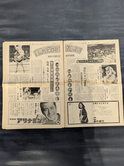 ★プロレス決戦特集 第八回ワールド・リーグ★ 大阪新夕刊 1966年4月15日号