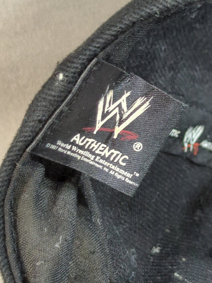 ストーン・コールド・スティーブ・オースチン「スカル刺繍」キャップ③(WWE/ブラック)
