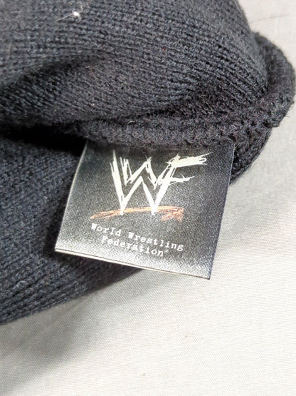 ストーン・コールド・スティーブ・オースチン「スカル刺繍」ニットキャップ①(WWF/ブラック)