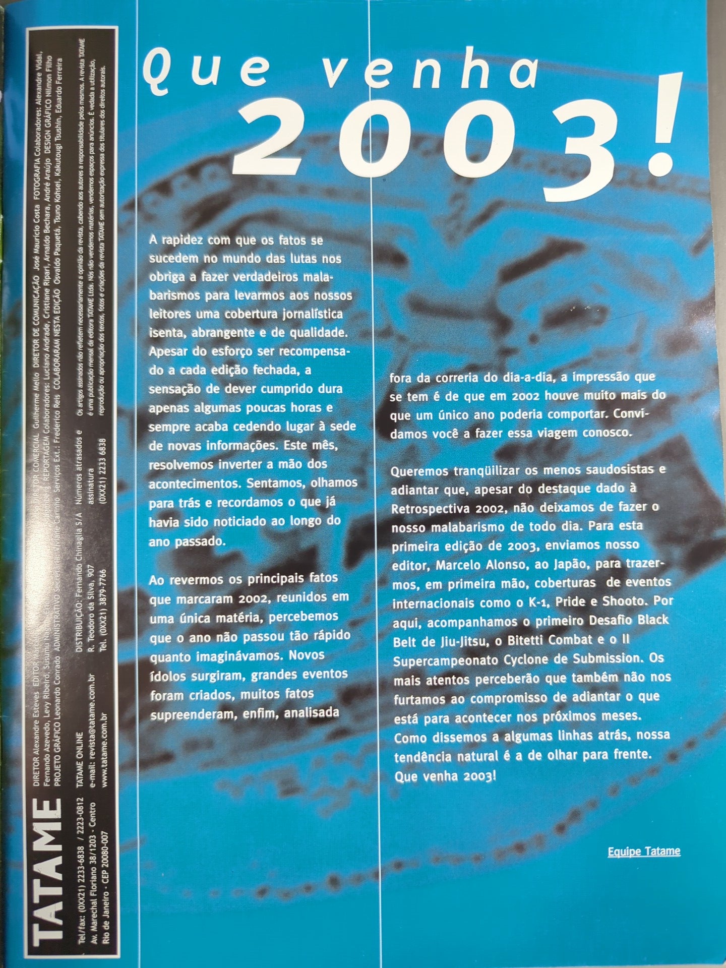 TATAME January 2003 Issue