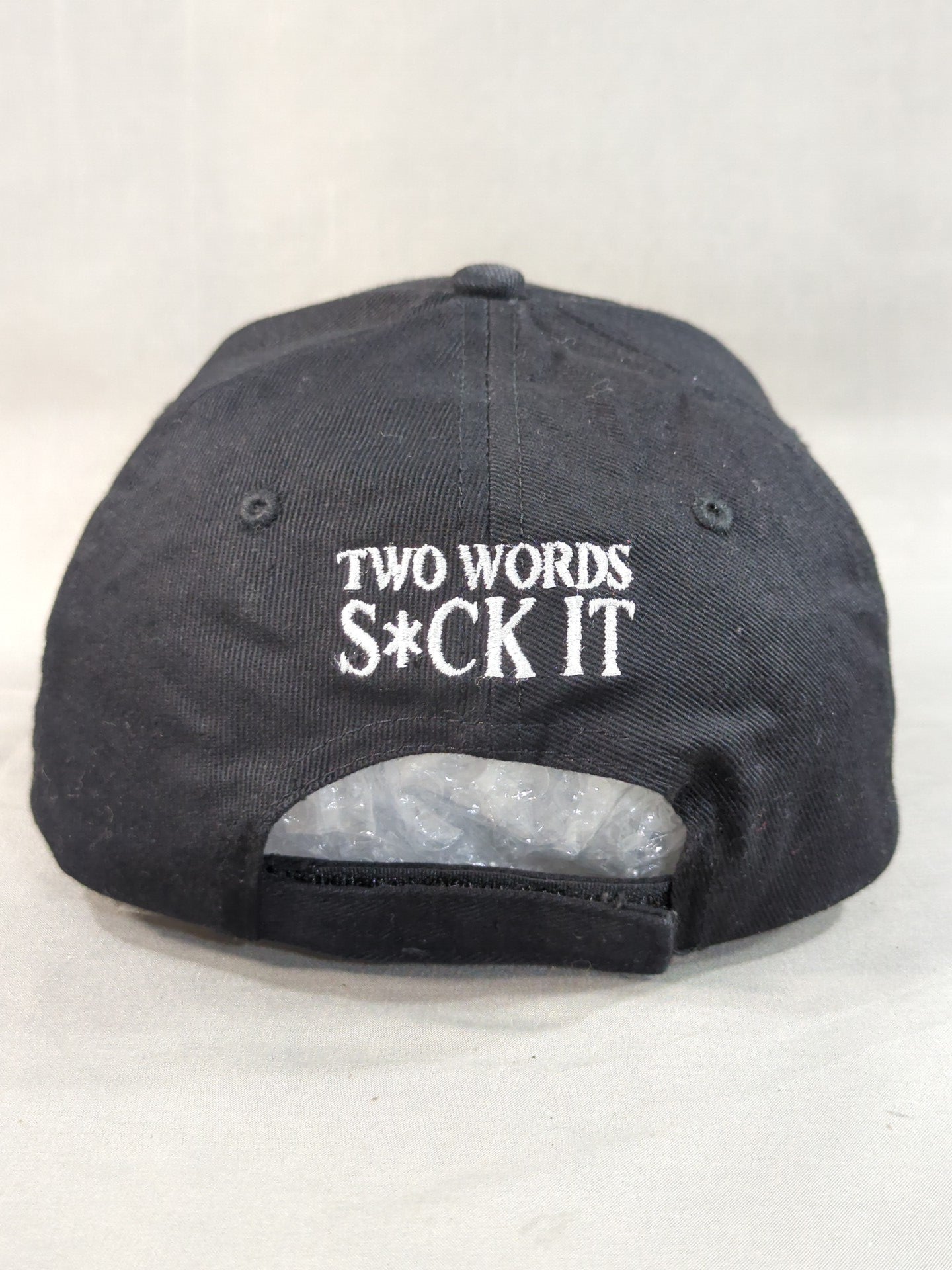 D-GENERATION X "TWO WORDS S*CK IT" Cap (Black)